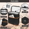 OPUX Wine Bag, 4,6 Bottle Cooler Insulated Tote Carrier Travel Picnic BYOB, Leakproof Padded Portable Party Christmas Gift - 4 of 4