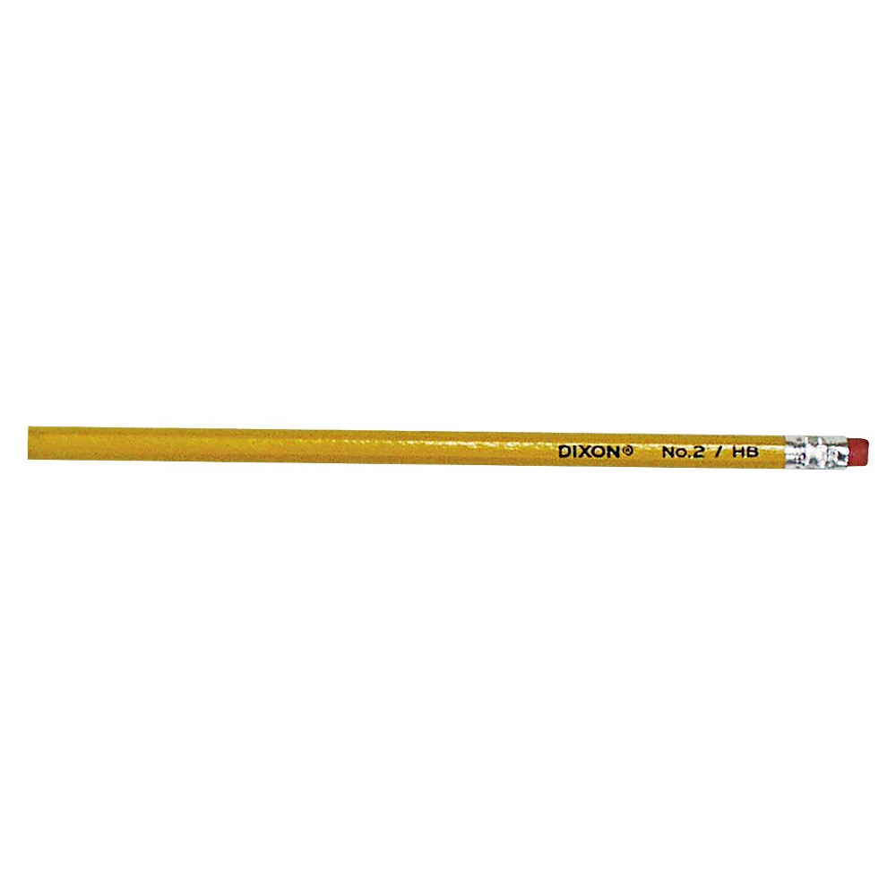 Dixon - Woodcase Pencil, HB #2 Lead, Yellow Barrel - 144 count / Box