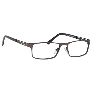 Esquire Mens EQ1551 Blue Light Blocking Filter+A/R Lenses Eyeglasses Gunmetal 54 - 1 of 3