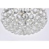 Elegant Lighting Savannah 16 inch flush mount in chrome - 4 of 4