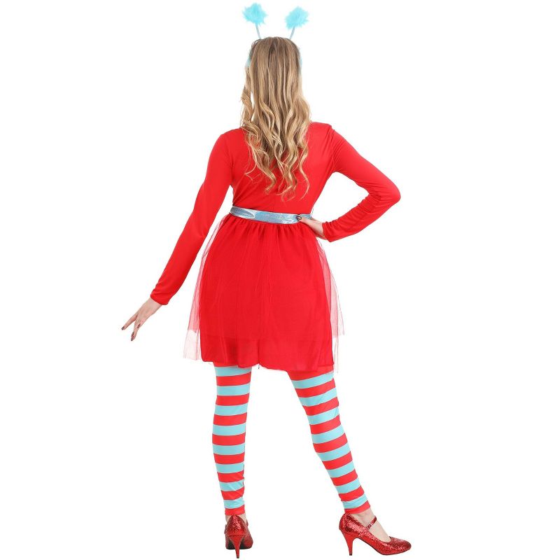 HalloweenCostumes.com Dr. Seuss Thing 1 & Thing 2 Costume Women., 2 of 7