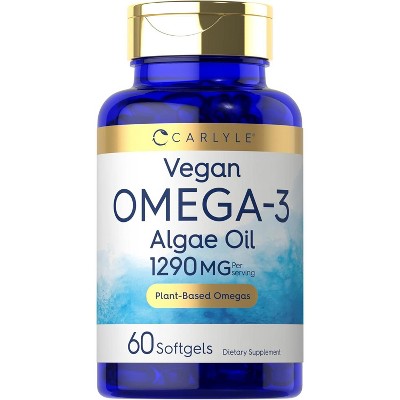 Carlyle Vegan Omega 3 from Algae Oil | 60 Softgels