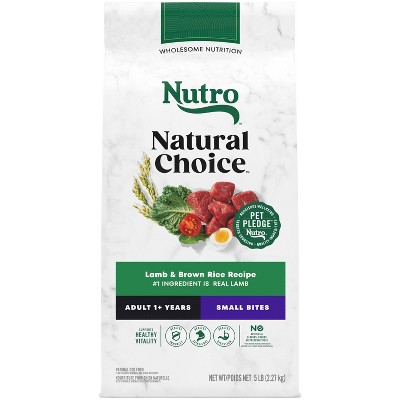 Nutro Natural Choice Lamb, Vegetable and Rice Flavor Small Bites Adult Dry Dog Food - 5lbs