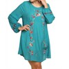 Women's Floral Embroidered Dress - umgee - 3 of 4