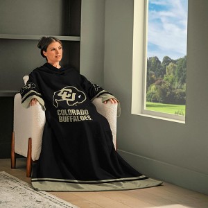 Snuggie Colorado Buffaloes  The Original Wearable Blanket with Sleeves & Pockets | Super Soft Fleece | As Seen on TV | Officially Licensed Collegiate - 1 of 4