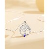 Molenia Tree of Life Necklace for Women, 925 Sterling Silver Birthstone Family Tree of Life Pendant Birthday Gifts - 3 of 4