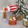 Northlight Musical and Animated Blimp and Santa Christmas Decoration - 8.5" - Red and White - 2 of 4