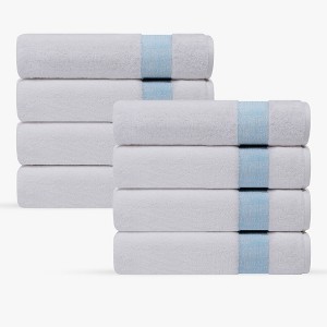 Depera Home 8pc Turkish Hand Towel Set - 1 of 2