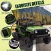 12V Kids Ride On Truck, Battery Powered Toy Car with Remote Control and Dual Motors, Electric Vehicle Truck W/LED Light, Music for Boys Girls 3-8 - 2 of 4