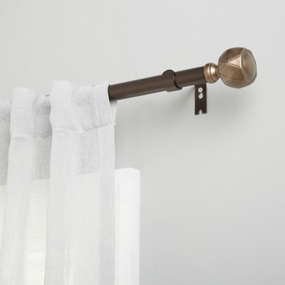 Exclusive Home Regal 1" Curtain Rod and Finial Set