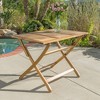 Maggift Patio End Tables Accent Side End Table for Outdoor and Indoor, Garden, Backyard Use, Special Design, Beige, 42.5"*27.5"*29.75" - 4 of 4