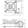 GasOne Emergency Gear Camping Mini Butane Portable Gas Stove with Carrying Case, Stainless Steel, White, GS-800 - 2 of 4