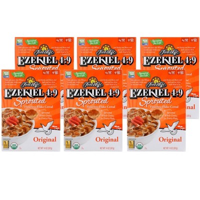 Food For Life Ezekiel 4:9 Original Sprouted Flourless Flake Cereal - Case  of 6/14 oz