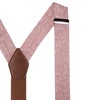 Jacob Alexander Men’s Floral Cotton Suspenders – Y-Back - 2 of 4