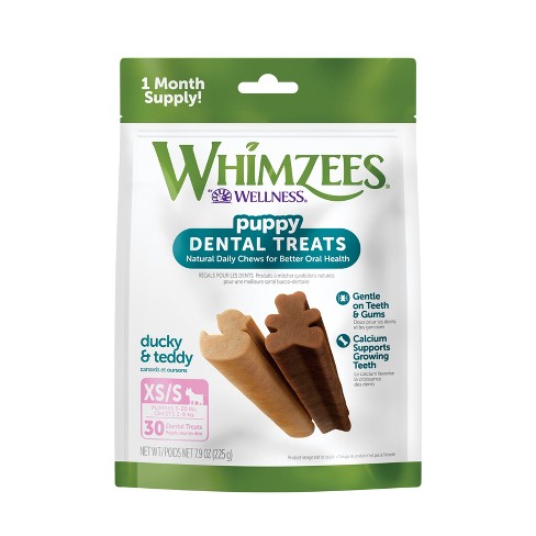 Whimzees Brushzees Dental Treats - Medium