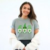 Simply Sage Market Women's Lucky Gnomes Short Sleeve Garment Dyed Tee - 2 of 4
