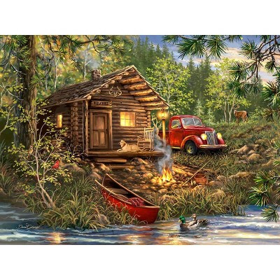 Springbok Cozy Cabin Life Jigsaw Puzzle - 500pc