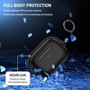 HTUTWOO for Airpods Pro 3 Case, Music Design Shockproof Protective Cover with Stand, Keychain and Cleaning Kit for Men Women - 3 of 4
