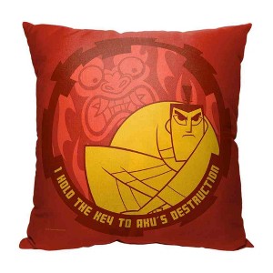 Cartoon Network Samurai Jack Aku's Destruction Throw Pillow 18x18 Inches - 1 of 2