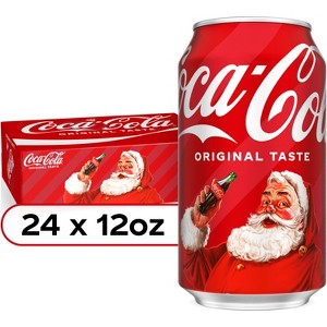 Coca-Cola Soda - 24pk/12 fl oz Cans - 1 of 3