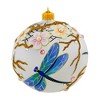 Glitter Lab 5.0 Inch Dragonfly With Blooming Flowers Christmas Tree Ornament , Multi Seasonal Decor Christmas European Nature (1PC) - 4 of 4