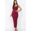 Slickblue Women's Solid Maxi Dress, Sleeveless Stretch Jersey Fabric, Casual Fit, Multi Colors Options, Size S-L - 2 of 4