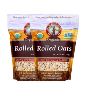 Grain Place Foods 2.5 lb Organic Rolled Oats Non-GMO - Pack of 2 - 1 of 4