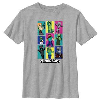 Boy's Minecraft Boxed Mobs T-Shirt