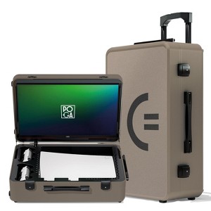 POGA LUX PlayStation 5 Premium Portable Console Travel Case incl. Trolley and 24 AOC Gaming Monitor - 1 of 4