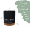 Elanze Designs Lick the Spoon Black X-Large Cork Bottom Kitchen Utensil Holder - 2 of 4