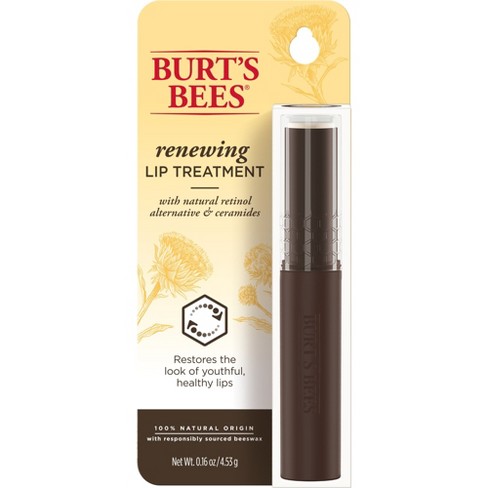 Burt's Bees Beeswax Lip Balm, Lip Moisturizer With Responsibly Sourced  Beeswax, Tint-Free, Natural Conditioning Lip Treatment, 1 Tube, 0.15 oz.