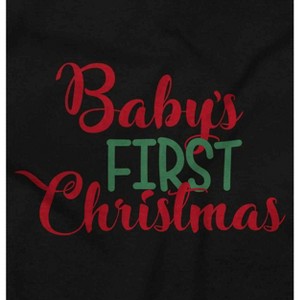 Cute Baby First Christmas Celebration Toddler Baby Graphic T Shirt Brisco Brands - 1 of 4