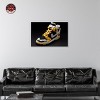 Notoriart Toy Sneaker Black Wall Art Framed - 2 of 4