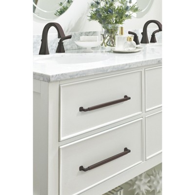 Oil-Rubbed Bronze 12-5/8" Modern Cabinet Pull with Mounting Hardware