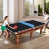 Dexmalle 7*4ft Black Foldable & Portable Table Tennis Table Top for Indoor Games - 2 of 4