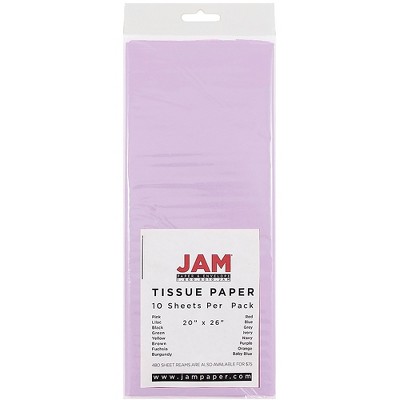 JAM Paper Gift Tissue Paper Lilac Purple 10 Sheets/Pack 211515213