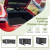 Tangkula 2PCS Folding Chaise Lounge Chairs w/ 6-Level Backrest Reclining Chairs Patio - 4 of 4