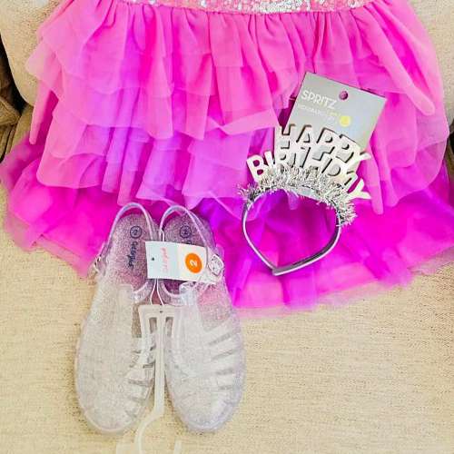 user image by @targetmomof10, "Happy Birthday" Party Headband Silver - Spritz™