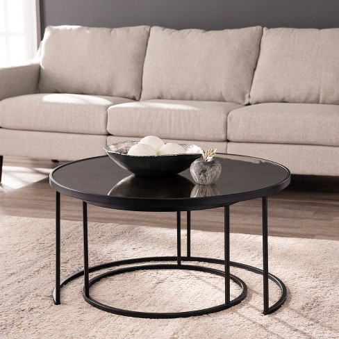 Nesting coffee deals table black