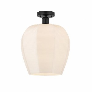 Norfolk - 1 Light Semi-Flush Mount In Industrial Style-15.13 Inches Tall and 11.75 Inches Wide - 1 of 1
