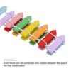 Unique Bargains Wood Decorative Miniature DIY Crafts Garden Fence 0.12 Inch Multicolored 2 Pcs - 4 of 4