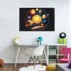 Stupell Industries Round Cosmic Solar System Framed Giclee Art - 3 of 4