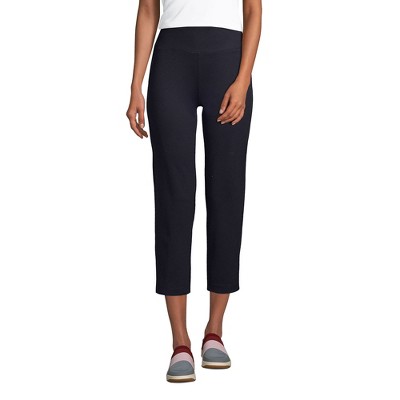 Lands' End Women's Active Crop Yoga Pants - Small - Black : Target