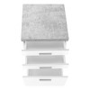 NicBex Modern File Cabinet with Wheels,Vertical Filing Cabinets with 3 Drawers and Handles,Office Cabinet for Home, Office - 4 of 4