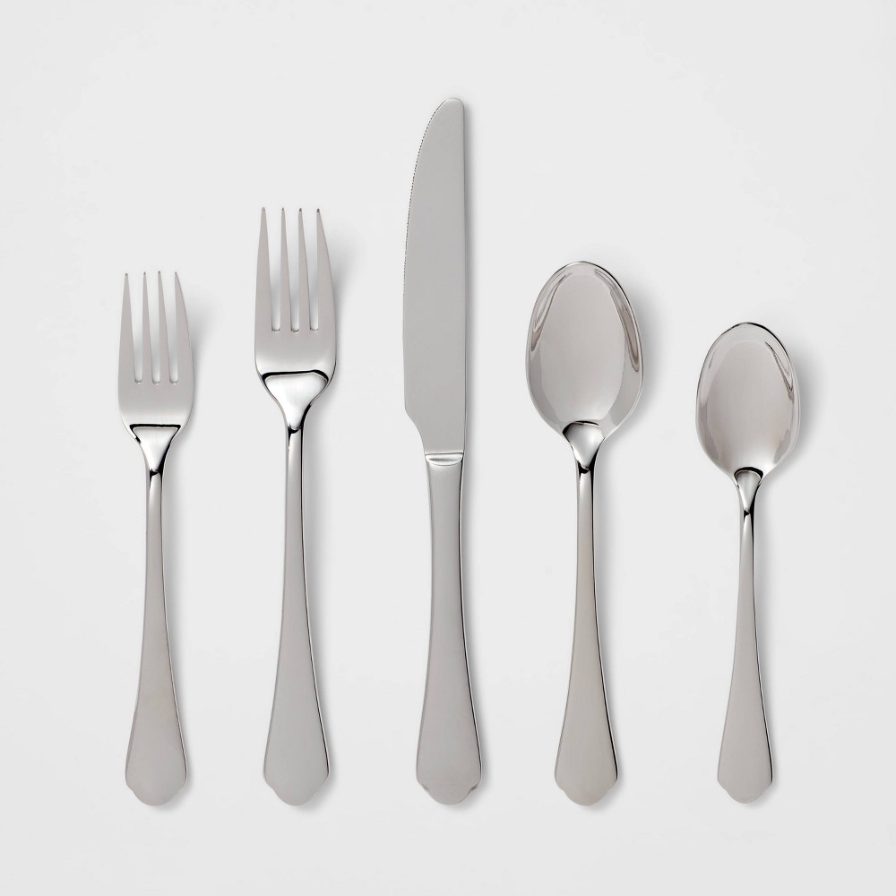 Photos - Other Appliances 20pc Lyons 18/10 Stainless Steel Flatware Set - Threshold Signature™