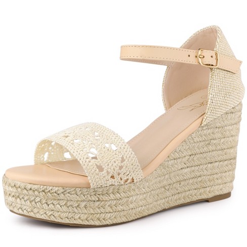 Perphy Platform Floral Printed Espadrille Wedge Sandals For Women : Target