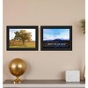 HomeRoots Set Of Two Success 1 Black Framed Print Wall Art - 2 of 2