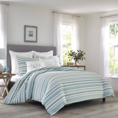 Full/Queen Clearwater Cay Duvet Cover & Sham Set Blue - Tommy Bahama