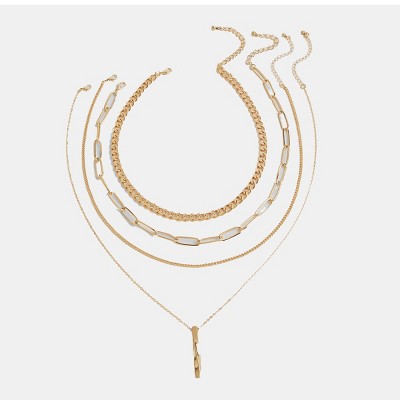 Women's Gold-Tone Necklace Set - Cupshe