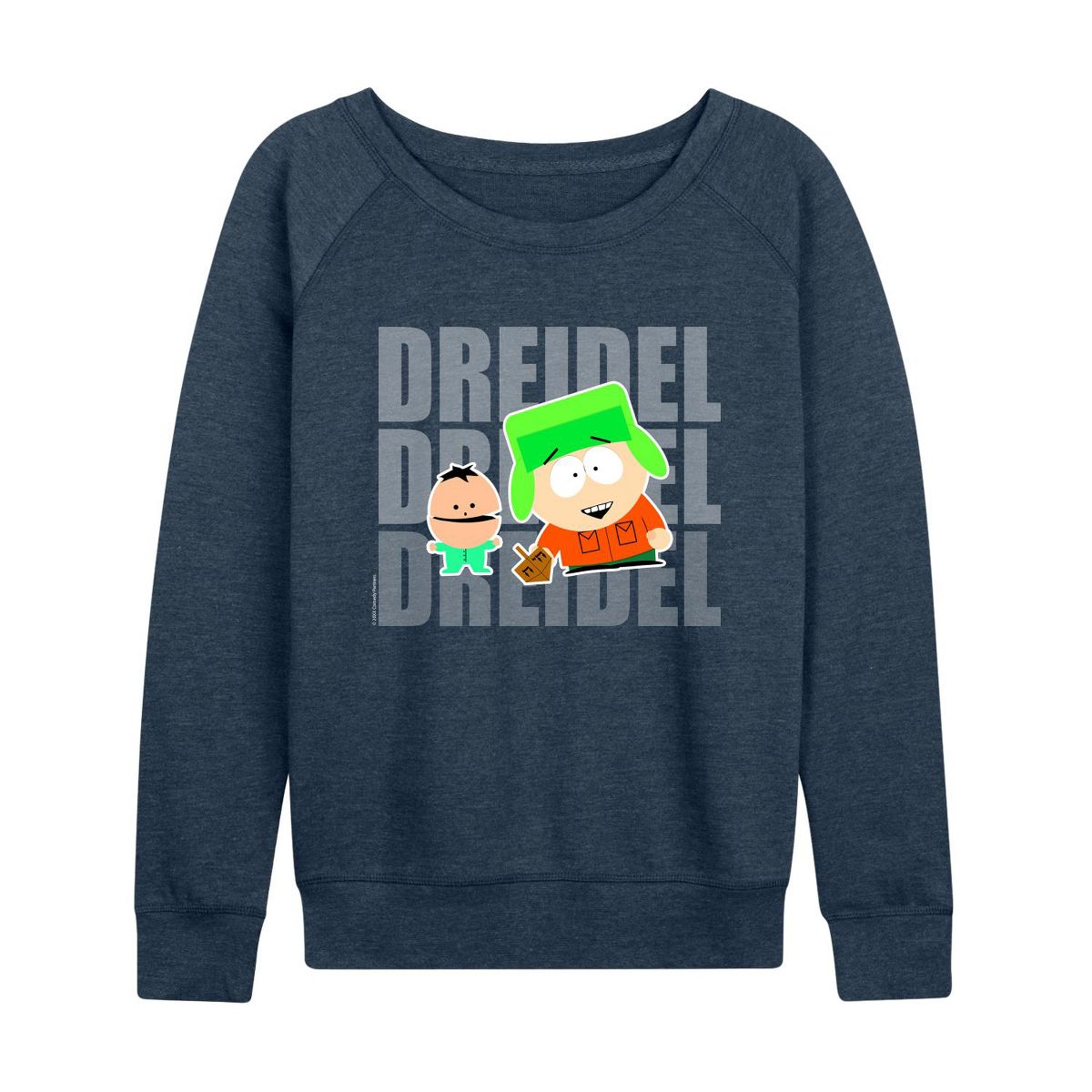 Women's - South Park - Lightweight French Terry Wide Neck Long Sleeve Graphic Shirt